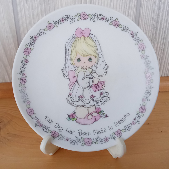 VTG 89 & 90 Precious Moments Mini Collector Plates - Picture 8 of 9
